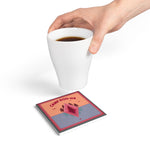 Load image into Gallery viewer, Camp Hoo- Ha original design-Ceramic Coaster Set