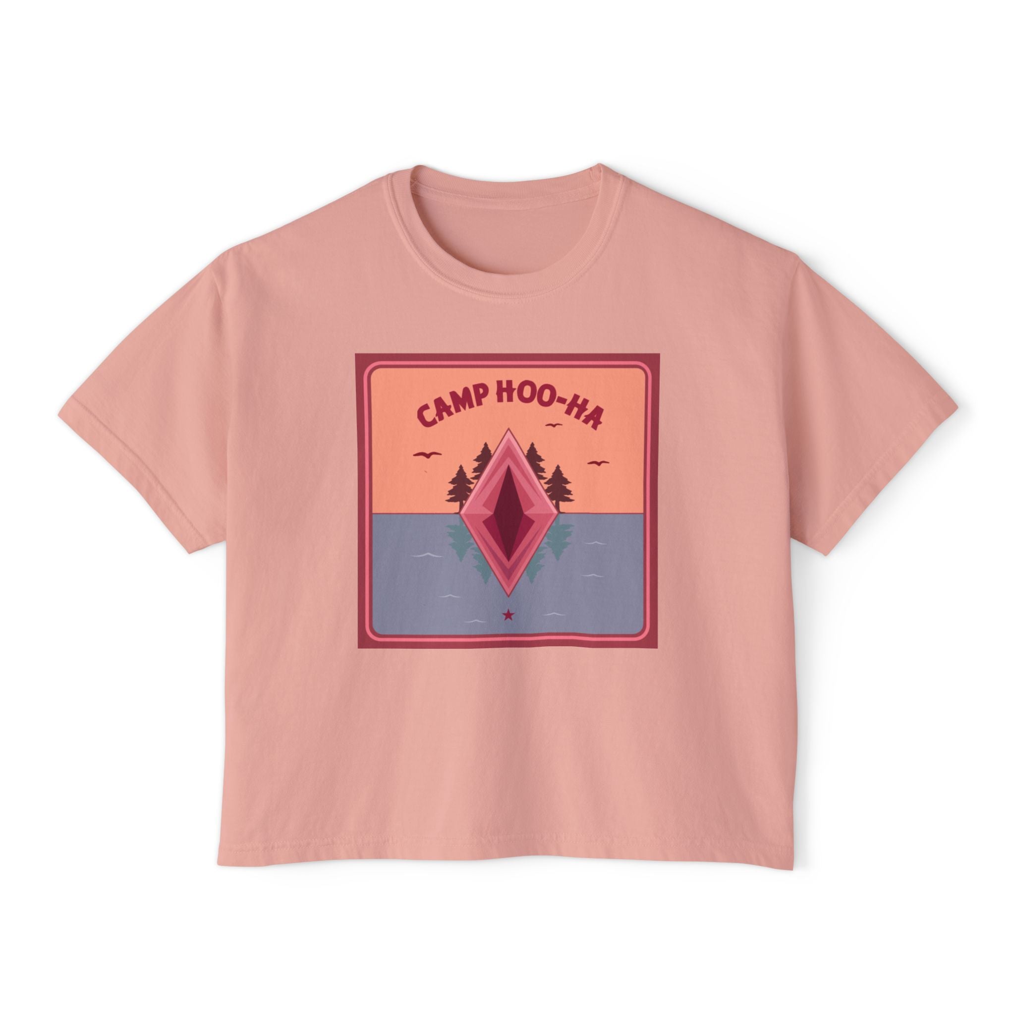 Camp Hoo-Ha Original Design - Women's Boxy Tee