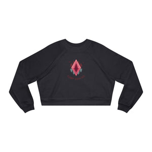 Camp Hoo-Ha original design - Cropped Fleece Pullover - Stylish, Cozy, and Chic