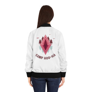 A Camp Hoo-Ha Original - Stylish Women's Bomber Jacket, Trendy Outerwear, Camp Hoo-Ha Apparel