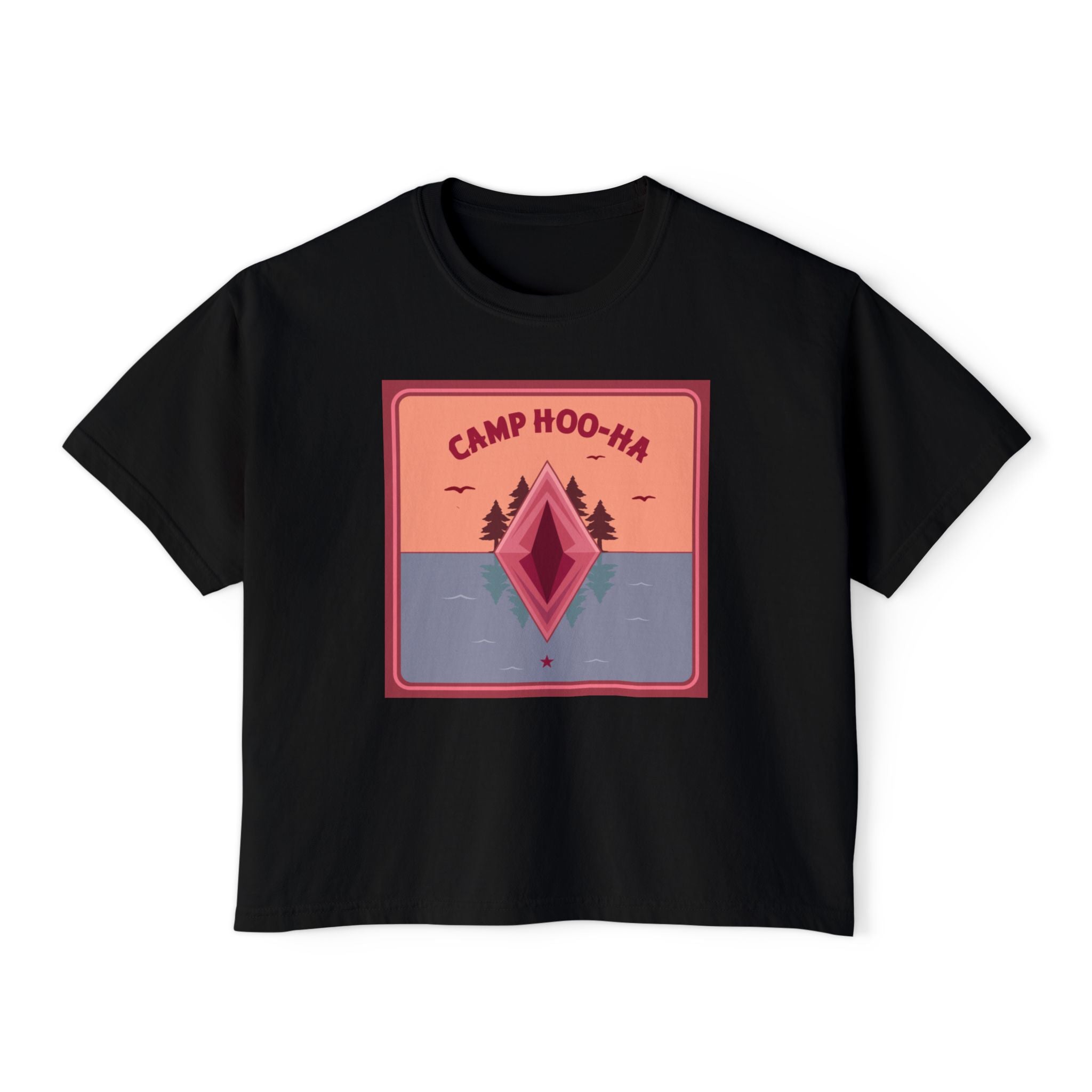 Camp Hoo-Ha Original Design - Women's Boxy Tee
