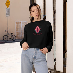 Camp Hoo-Ha original design - Cropped Fleece Pullover - Stylish, Cozy, and Chic