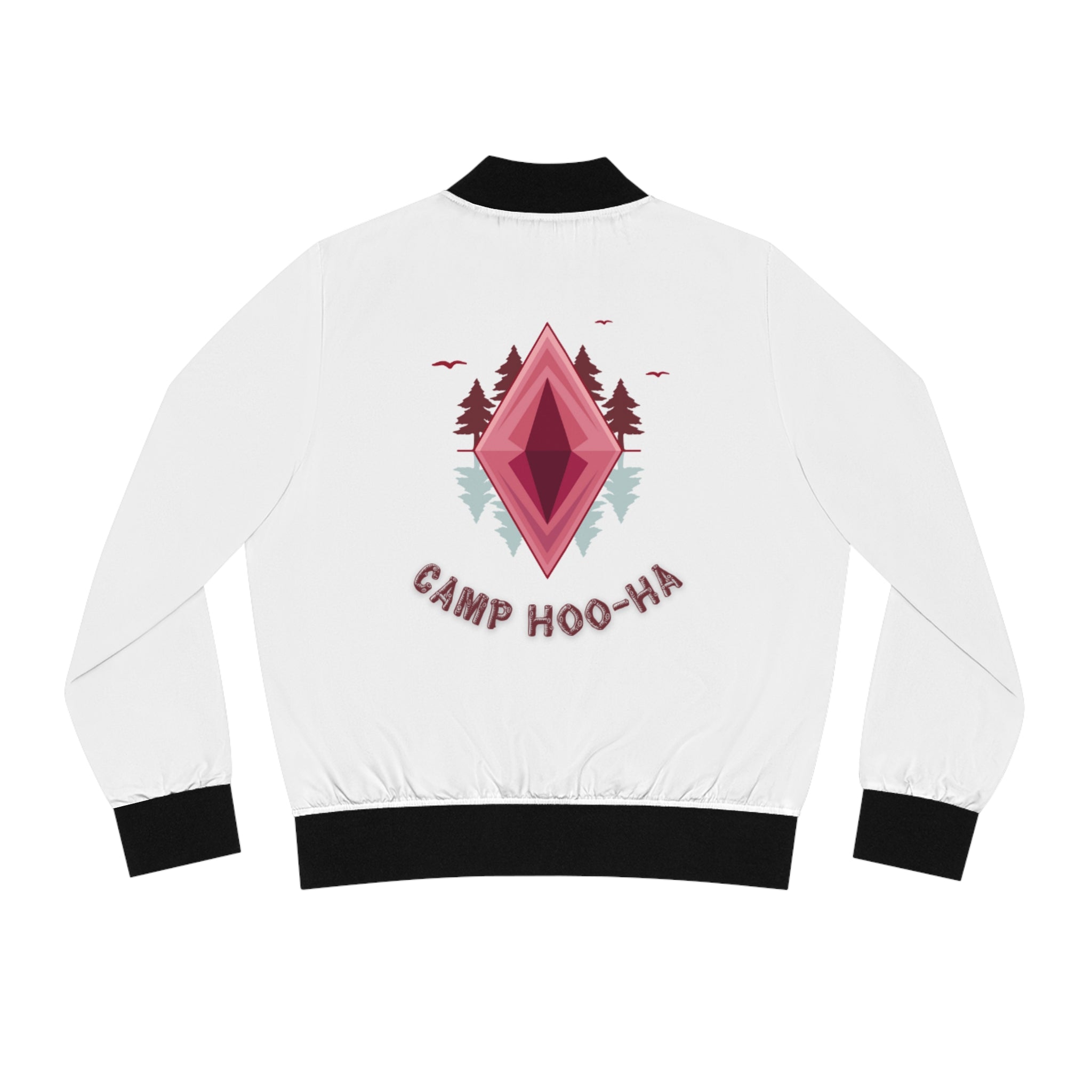 A Camp Hoo-Ha Original - Stylish Women's Bomber Jacket, Trendy Outerwear, Camp Hoo-Ha Apparel