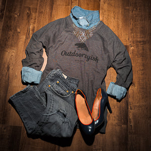 Outdoorsyish Lightweight sweatshirt - Charcoal