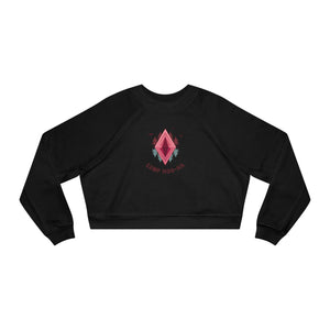 Camp Hoo-Ha original design - Cropped Fleece Pullover - Stylish, Cozy, and Chic