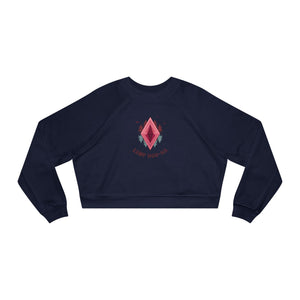 Camp Hoo-Ha original design - Cropped Fleece Pullover - Stylish, Cozy, and Chic