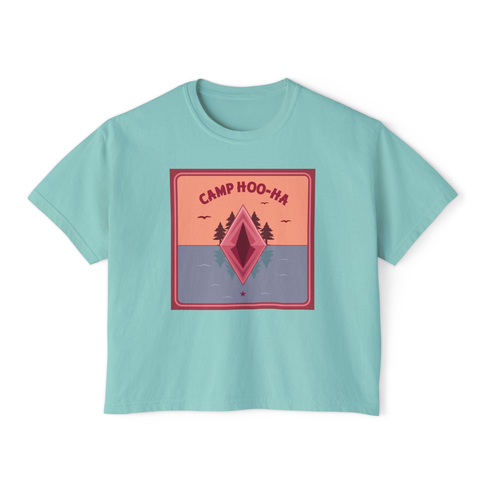 Camp Hoo-Ha Original Design - Women's Boxy Tee