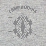 Charger l'image dans la galerie, American Apparel premium grey sweatshirt with classic cream colored Hoo-Ha logo
