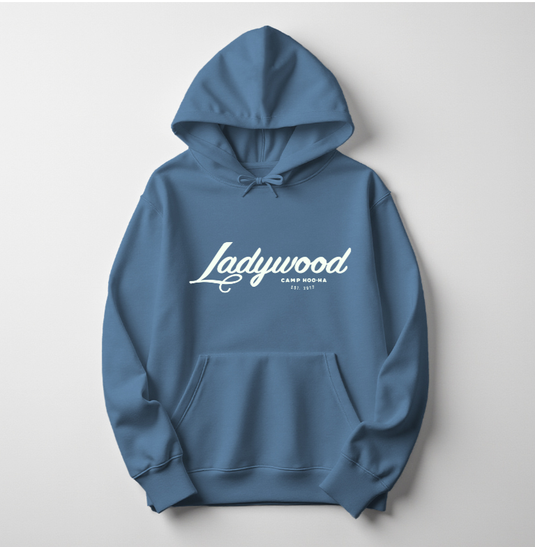 Unisex Ladyood Hoodie. - Indigo