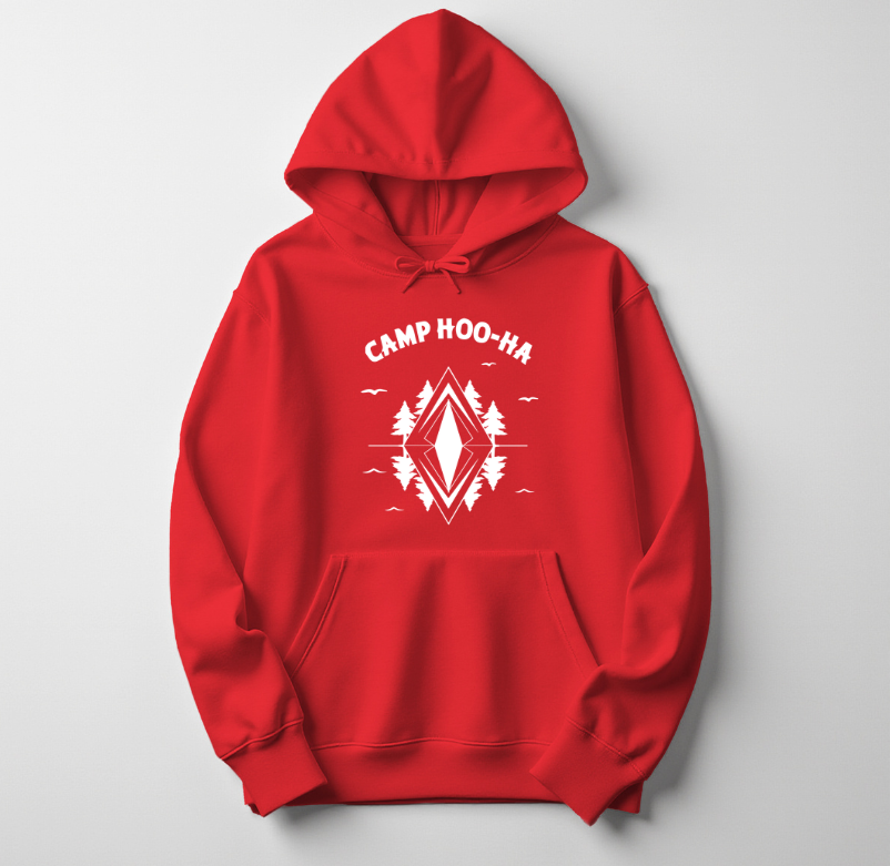 Unisex Tent Hoodie - Red