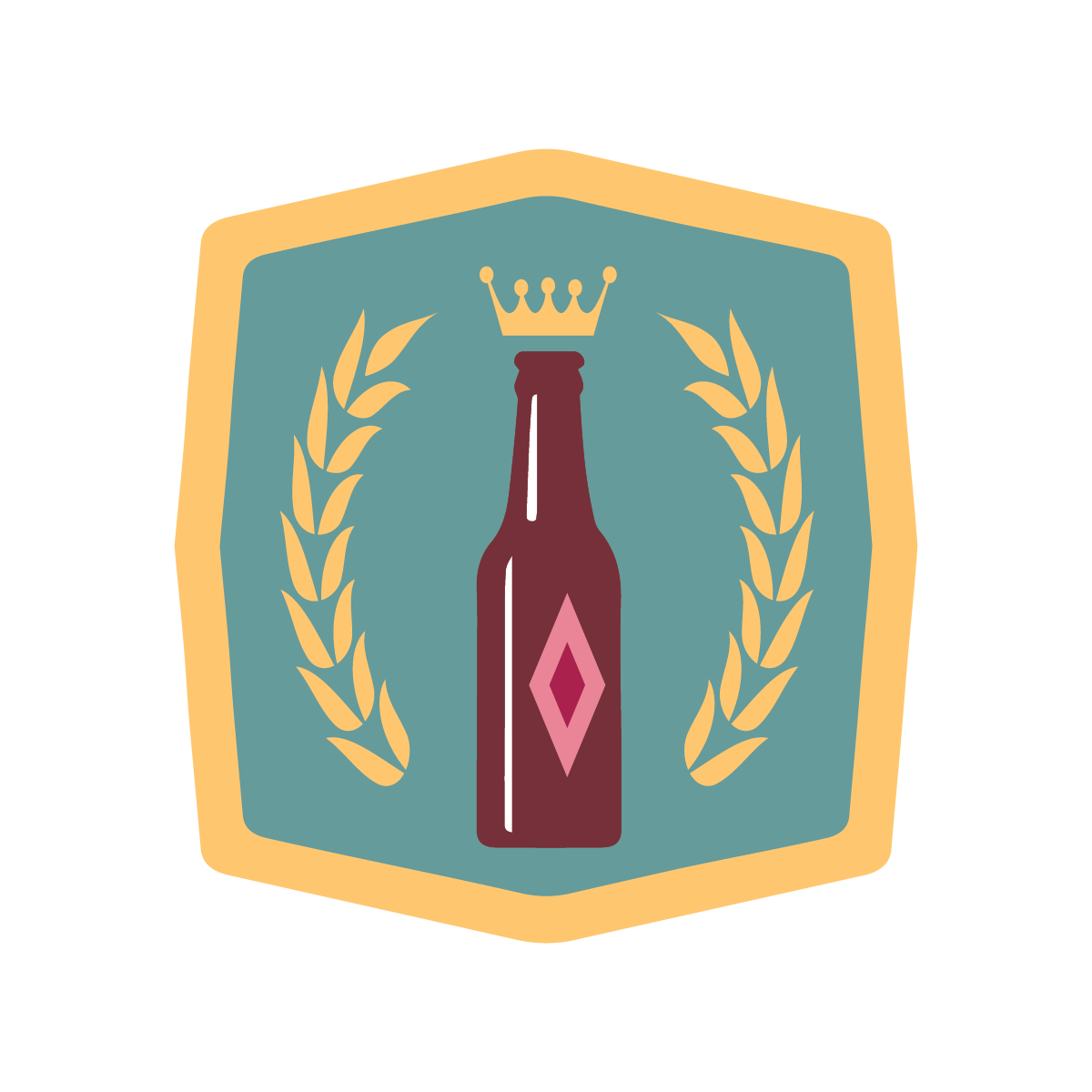 Golden Beer Badge