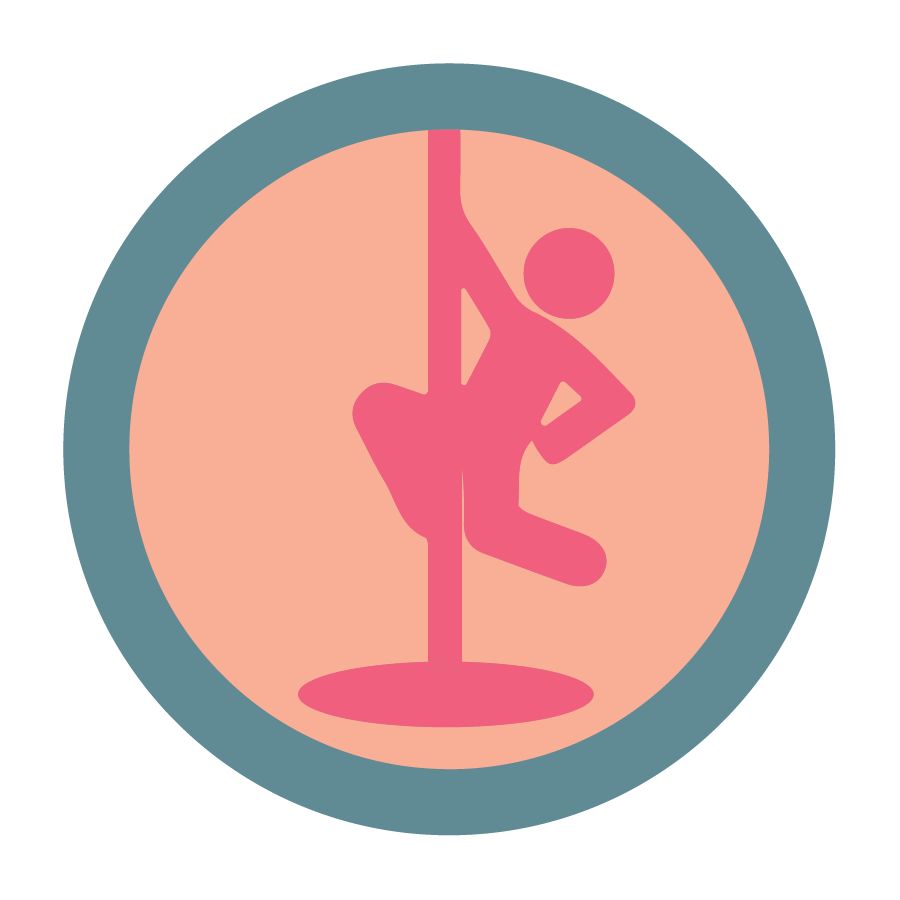 Pole Dancing Badge